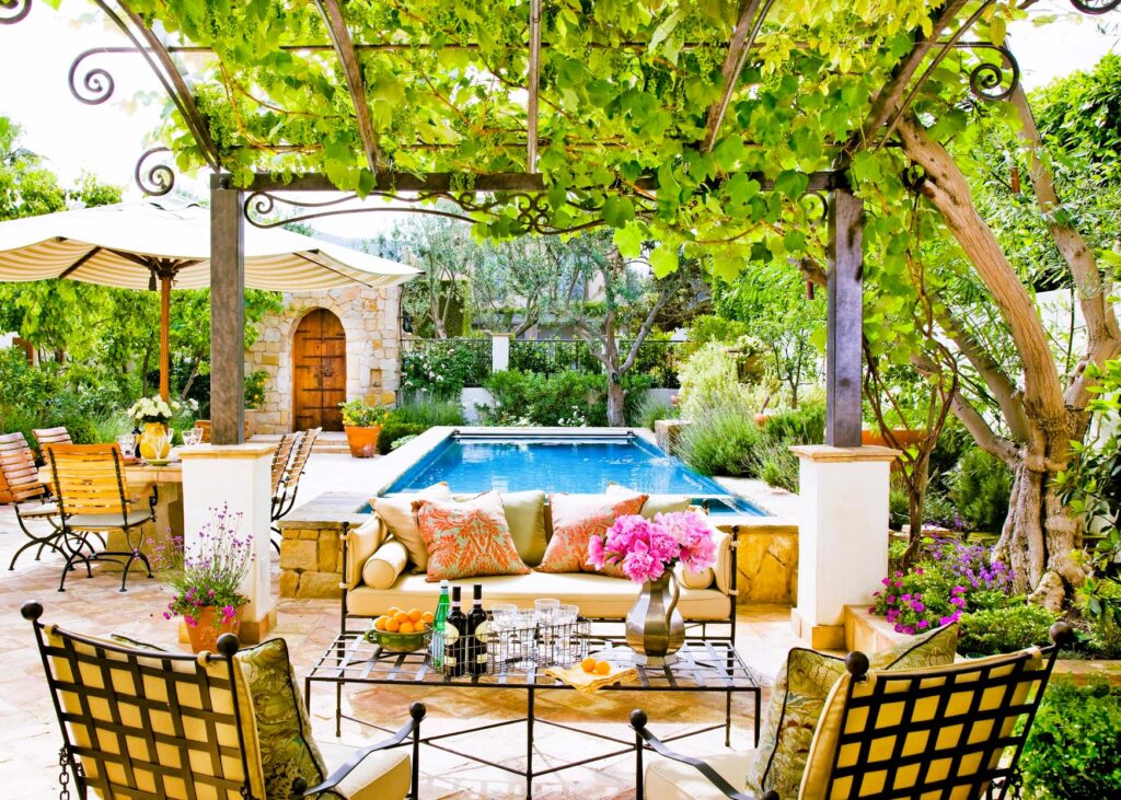beautiful backyard